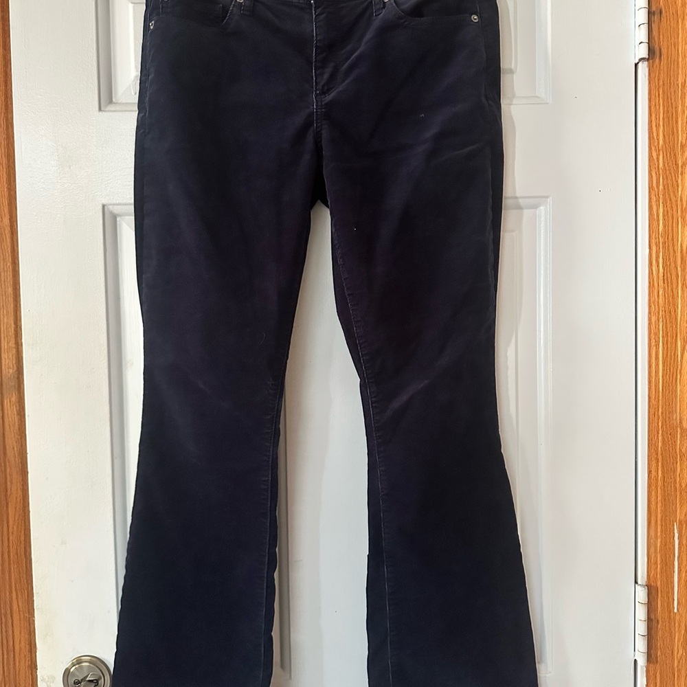 Gap Corduroy Navy Boot Cut‎ pants. Size 31R. - Picture 4 of 11